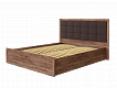 Кровать двойная на 160 см с ПМ Ника-люкс Дуб №62