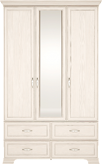 Шкаф для одежды с зеркалом (3-х дв) Венеция №1